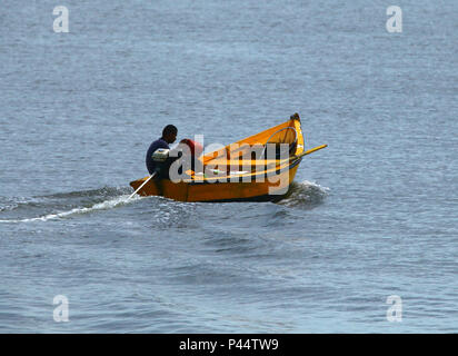 Pescador na Praia dos Carneiros, TamandarÃ©/PE, Brasilien 26/06/2011. Foto: Carlos Ezequiel Vannoni/Agencia JCM/Fotoarena Stockfoto