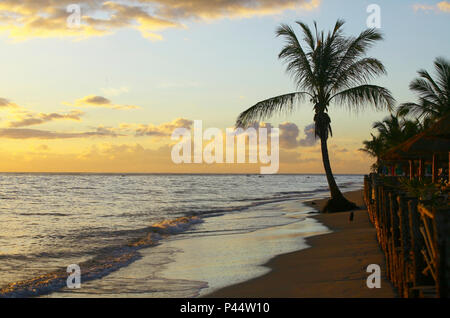 Amanhecer na Praia dos Carneiros, TamandarÃ©/PE, Brasilien 06/12/2013. Foto: Carlos Ezequiel Vannoni/Agencia JCM/Fotoarena Stockfoto