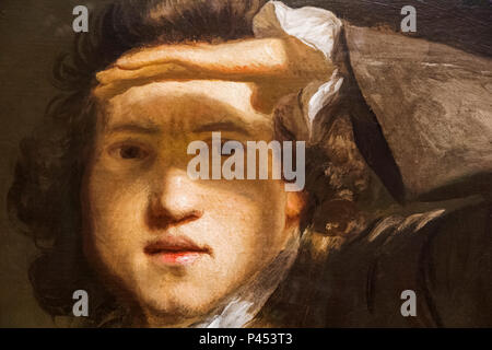 Self Portrait von Sir Joshua Reynolds vom 1747 Stockfoto