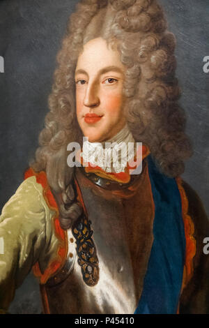 Portrait von James Francis Edward Stuart vom 1712 Stockfoto