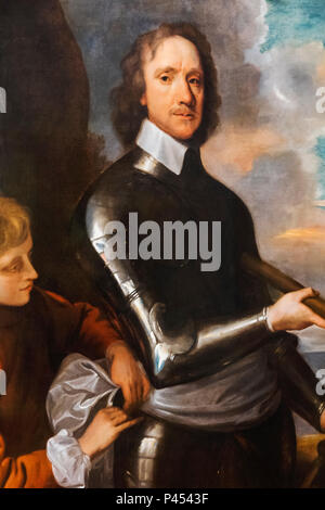 Portrait von Oliver Cromwell von Robert Walker vom 1649 Stockfoto