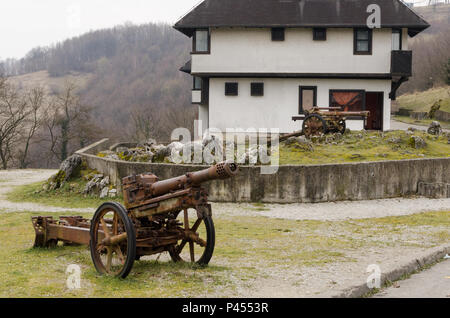 Velika Kladusa Schloss - Kula Hrnjica Muje, Bosnien Stockfoto