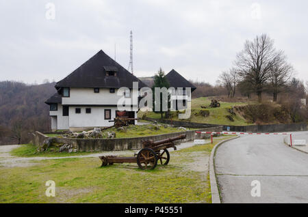 Velika Kladusa Schloss - Kula Hrnjica Muje, Bosnien Stockfoto