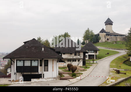 Velika Kladusa Schloss - Kula Hrnjica Muje, Bosnien Stockfoto