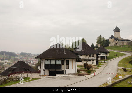 Velika Kladusa Schloss - Kula Hrnjica Muje, Bosnien Stockfoto