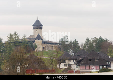 Velika Kladusa Schloss - Kula Hrnjica Muje, Bosnien Stockfoto