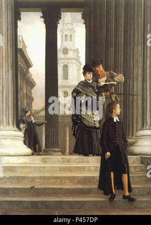 Tissot James Jacques - London Besucher Stockfoto