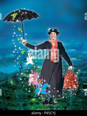 Original Film Titel: MARY POPPINS. Englischer Titel: MARY POPPINS. Regisseur: Robert Stevenson. Jahr: 1964. Stars: Julie Andrews. Credit: WALT DISNEY PRODUCTIONS/Album Stockfoto