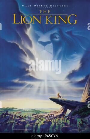 Original Film Titel: DER KÖNIG DER LÖWEN. Englischer Titel: DER KÖNIG DER LÖWEN. Regisseur: Rob Minkoff; Roger Allers. Jahr: 1994. Credit: WALT DISNEY PRODUCTIONS/Album Stockfoto