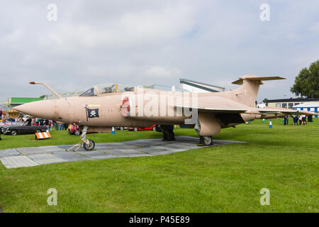 Blackburn Buccaneer S2 der Royal Air Force. Ein niedriges Niveau Kampfflugzeuge 1958 eingeführt Stockfoto