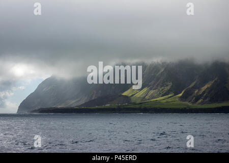 Sturm über Tristan da Cunha, Britisches Überseegebiete Stockfoto