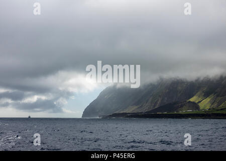 Sturm über Tristan da Cunha, Britisches Überseegebiete Stockfoto