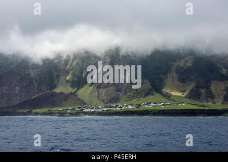 Sturm über Tristan da Cunha, Britisches Überseegebiete Stockfoto