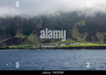 Sturm über Tristan da Cunha, Britisches Überseegebiete Stockfoto