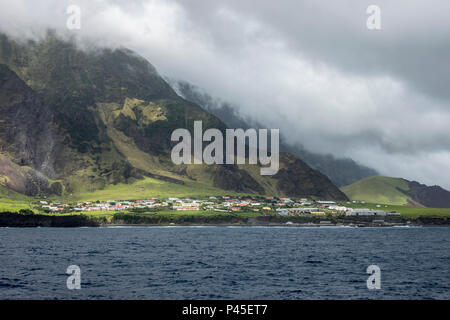 Sturm über Tristan da Cunha, Britisches Überseegebiete Stockfoto