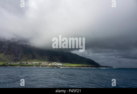 Sturm über Tristan da Cunha, Britisches Überseegebiete Stockfoto