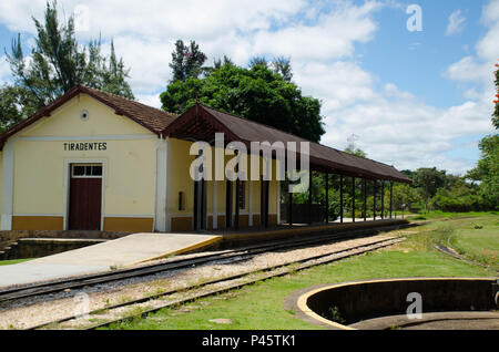 Estação da Estrada de Ferro Oeste de Minas. Tiradentes/MG, Brasilien. 27.03.2014. Foto: (Vanessa Volk/Fotoarena) Stockfoto