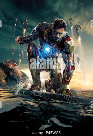 Original Film Titel: IRON MAN 3. Englischer Titel: IRON MAN 3. Regisseur: SHANE BLACK. Jahr: 2013. Stars: Robert Downey JR. Credit: MARVEL STUDIOS/Album Stockfoto