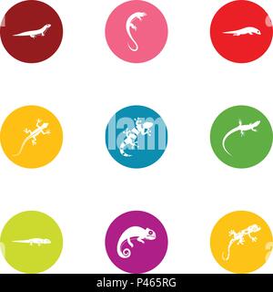 Raptor Symbole, flacher Stil Stock Vektor