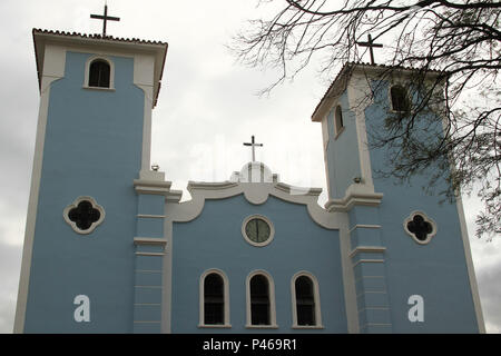 Da Igreja Matriz na Praça Nove de Julho na Cidade de Guararema. GUARAREMA/SP, Brasilien 19/07/2014. (Foto: Celio Coscia/Fotoarena) Stockfoto