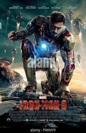 Original Film Titel: IRON MAN 3. Englischer Titel: IRON MAN 3. Regisseur: SHANE BLACK. Jahr: 2013. Credit: MARVEL STUDIOS/Album Stockfoto