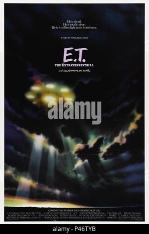 Original Film Titel: E.T. DER AUSSERIRDISCHEN. Englischer Titel: E.T. DER AUSSERIRDISCHEN. Regisseur: Steven Spielberg. Jahr: 1982. Quelle: UNIVERSAL PICTURES/Album Stockfoto