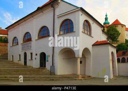 Tschechien, Mähren, Mikulov, Synagoge, Stockfoto