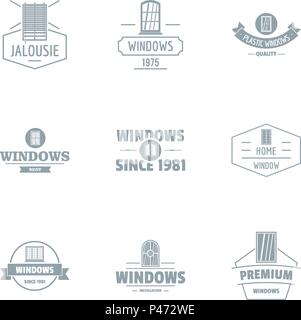 Fix das Logo, einfachen Stil Stock Vektor