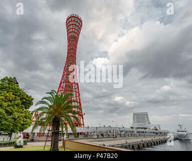 Kobe Port Tower in Japan Stockfoto