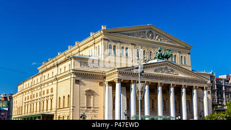 Das Bolschoi-Theater in Moskau, Russland Stockfoto