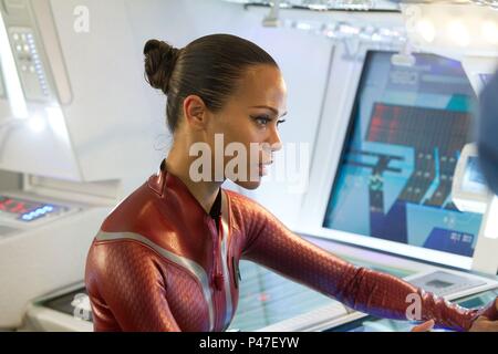 Original Film Titel: STAR TREK: In die Dunkelheit. Englischer Titel: STAR TREK: In die Dunkelheit. Regisseur: J.J Abrams. Jahr: 2013. Stars: Zoe Saldana. Quelle: Paramount Pictures/Album Stockfoto