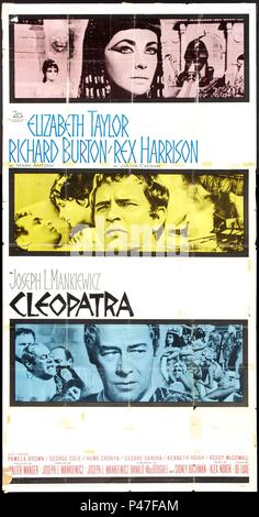 Original Film Titel: CLEOPATRA. Englischer Titel: CLEOPATRA. Regisseur: Joseph L.MANKIEWICZ. Jahr: 1963. Stars: Kleopatra VII FARAONE. Quelle: 20th Century Fox/Album Stockfoto
