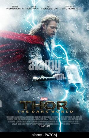 Original Film Titel: Thor: die dunkle Welt. Englischer Titel: Thor: die dunkle Welt. Regisseur: ALAN TAYLOR. Jahr: 2013. Credit: MARVEL STUDIOS/Album Stockfoto