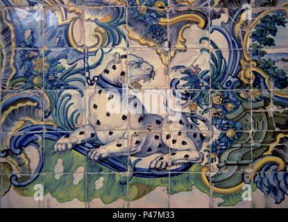 : - AZULEJOS VALENCIANO S XVIII (LAS MEJORES). Autor: Luis Domingo (18 Prozent). Lage: Convento de Santo Domingo, Orihuela, ALICANTE, Spanien. Stockfoto