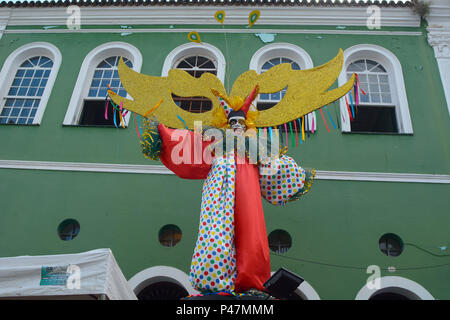 SALVADOR, BA - 10/02/2015: Decoração de Carnaval em Salvador - Pelourinho Durante decoração de Carnaval em Salvador. (Foto: Mauro Akin Nassor/Fotoarena) Stockfoto