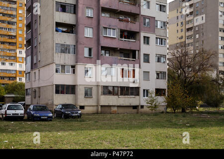 Sofia, Bulgarien, Fertighäuser Immobilien Stockfoto