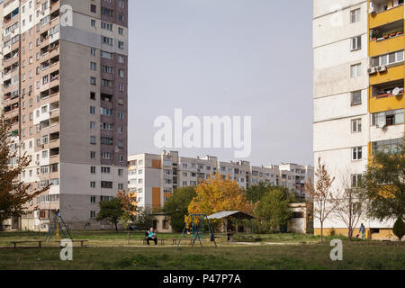 Sofia, Bulgarien, Fertighäuser Immobilien Stockfoto