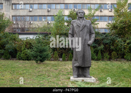 Sofia, Bulgarien, Statue von Georgi Dimitrov auf einem Messegelände für sozialistischen Denkmäler Stockfoto