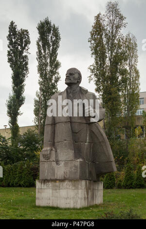 Sofia, Bulgarien, Statue von Lenin auf eine Ausstellung zur sozialistischen Denkmäler Stockfoto