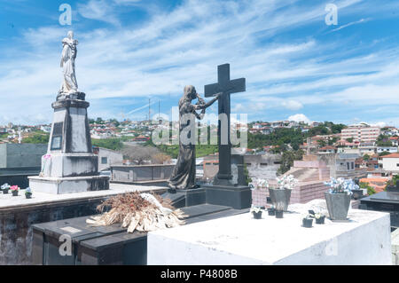 CAMPO BELO, MG - 30/01/15: Cidade de Campo Belo, Minas Gerais. Cemitério Paroquial - Centro. (Foto: mourão Panda/Fotoarena) Stockfoto