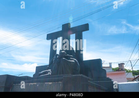 CAMPO BELO, MG - 30/01/15: Cidade de Campo Belo, Minas Gerais. Cemitério Paroquial - Centro. (Foto: mourão Panda/Fotoarena) Stockfoto