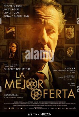 Original Film Titel: LA MIGLIORE OFFERTA. Englischer Titel: DAS BESTE bieten. Regisseur: Giuseppe Tornatore. Jahr: 2013. Credit: PACO CINEMATOGRAFICA/Album Stockfoto