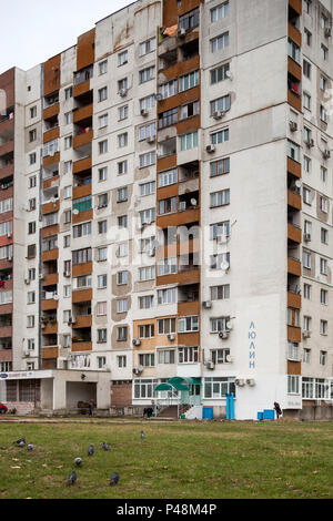 Sofia, Bulgarien, Fertighäuser Immobilien Stockfoto