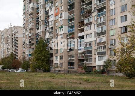 Sofia, Bulgarien, Fertighäuser Immobilien Stockfoto