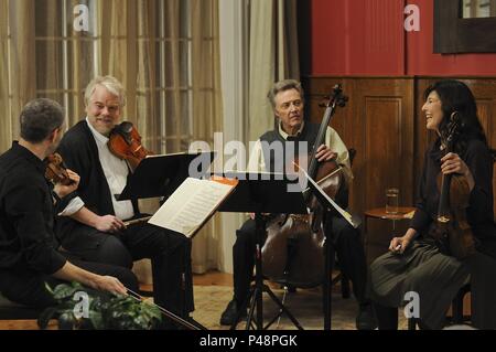 Original Film Titel: einen späten Quartett. Englischer Titel: einen späten Quartett. Film Regie: Yaron Zilberman. Jahr: 2012. Stars: Christopher Walken, Philip Seymour Hoffman, Catherine Keener, MARK IVANIR. Credit: OPENING NIGHT PRODUKTIONEN/Album Stockfoto