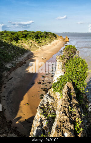 Las Piedras de Martin Strand (Playa Las Piedras de Martin). La Vela de Coro, Falcon, Venezuela. Stockfoto