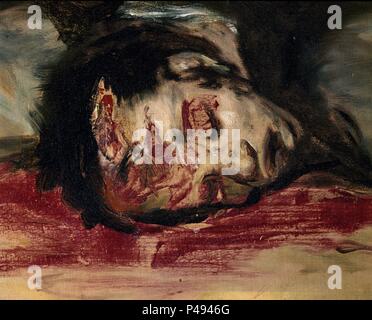 3 DE MAYO DE 1808-LOS FUSILAMIENTOS EN LA MONTAÑA DEL PRINCIPE PIO - las mejores DE UNO DE LOS MUERTOS - 1814-O/L-NP749-CONJUNTO 362. Autor: Francisco de Goya (1746-1828). Lage: Museo del Prado - PINTURA, MADRID, SPANIEN. Stockfoto