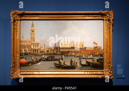 Canaletto Malerei; der Bacino Di San Marco an Christi Himmelfahrt; c 1743; The Queens Gallery edinburgh UK Stockfoto