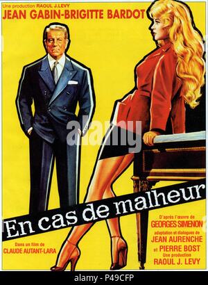 Original Film Titel: EN CAS DE MALHEUR. Englischer Titel: Liebe ist mein Beruf. Regisseur: CLAUDE AUTANT - LARA. Jahr: 1958. Credit: IENA PRODUKTIONEN/UCIL/CEI INCOM/Album Stockfoto