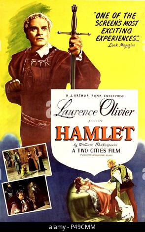 Original Film Titel: Hamlet. Englischer Titel: Hamlet. Regisseur: Laurence Olivier. Jahr: 1948. Credit: Zwei Städte/Rang/Album Stockfoto